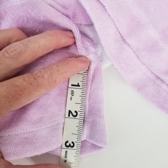 Saturday Sunday by Anthropologie Ombre Terry Cloth Drawstring Lounge Shorts XS - Picture 3 of 13